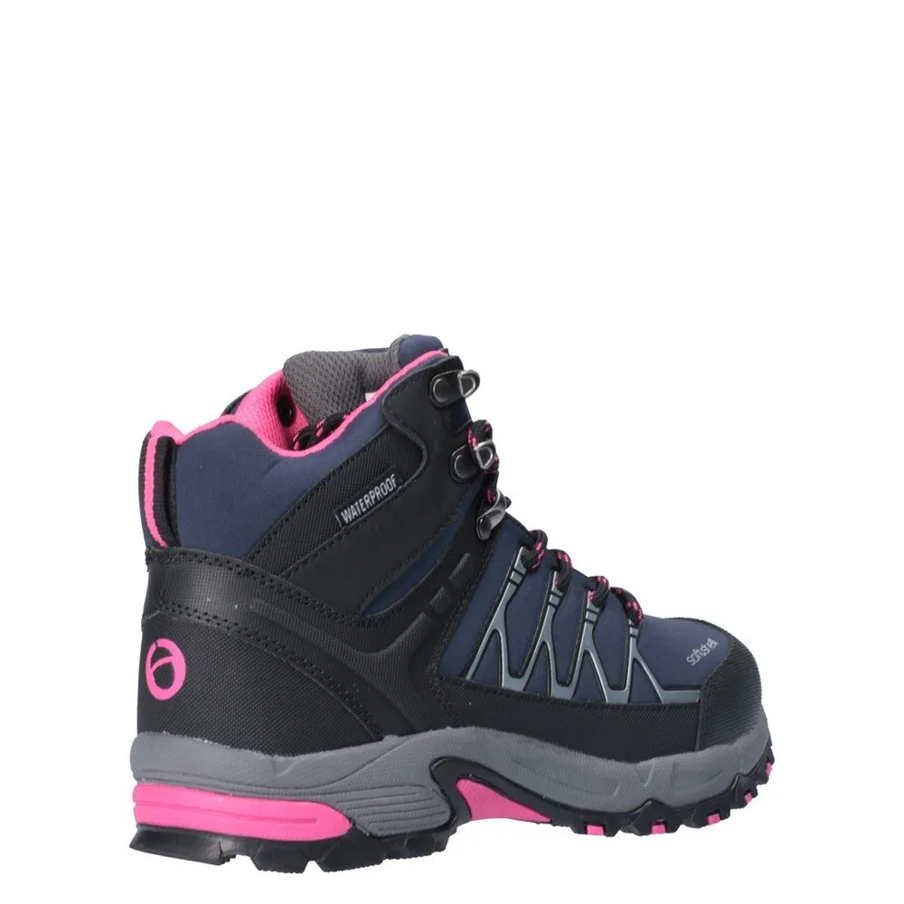 Abbeydale Mid Hiking Boots Navy/Black/Fuchsia