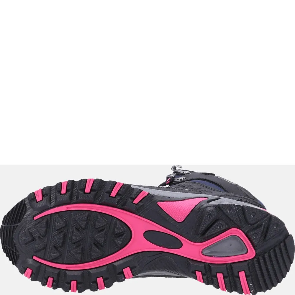 Abbeydale Mid Hiking Boots Navy/Black/Fuchsia