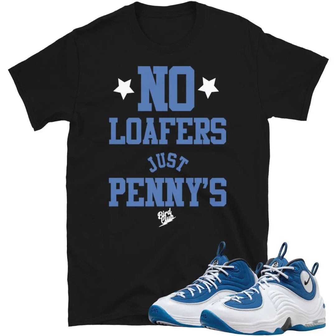 Air Penny 2 Atlantic Blue No Loafers Shirt