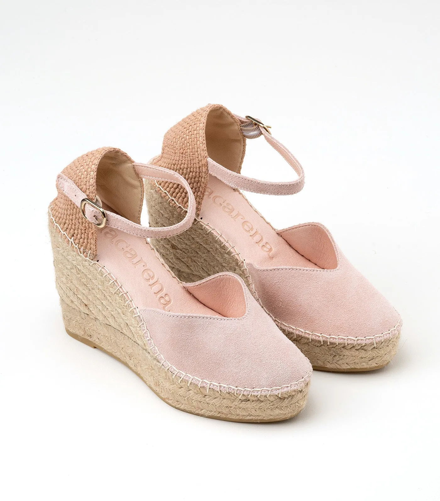 Alba6 Wedge Espadrilles Taupe