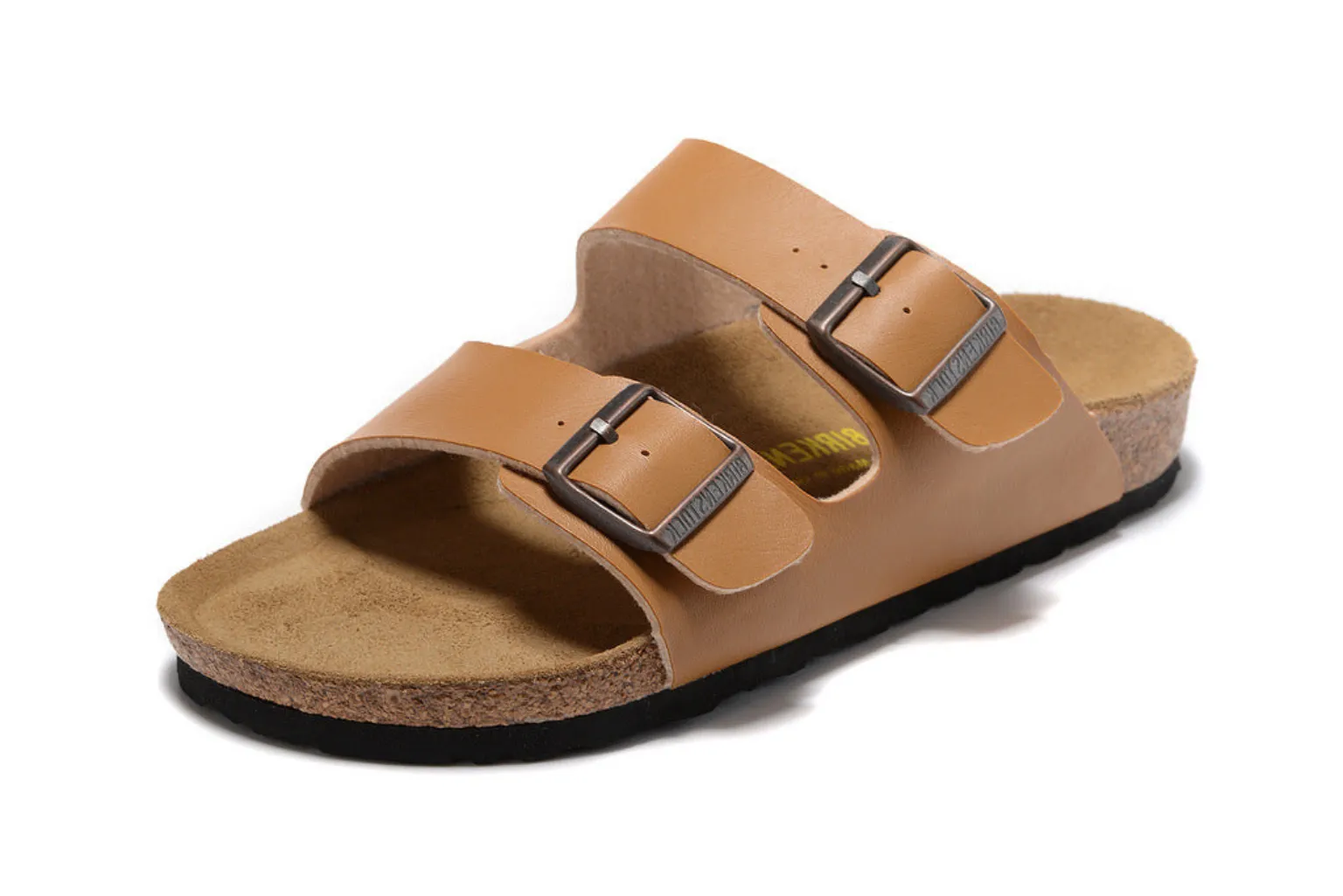 Arch Support Slides With Adjustable Buckle Straps Sandals