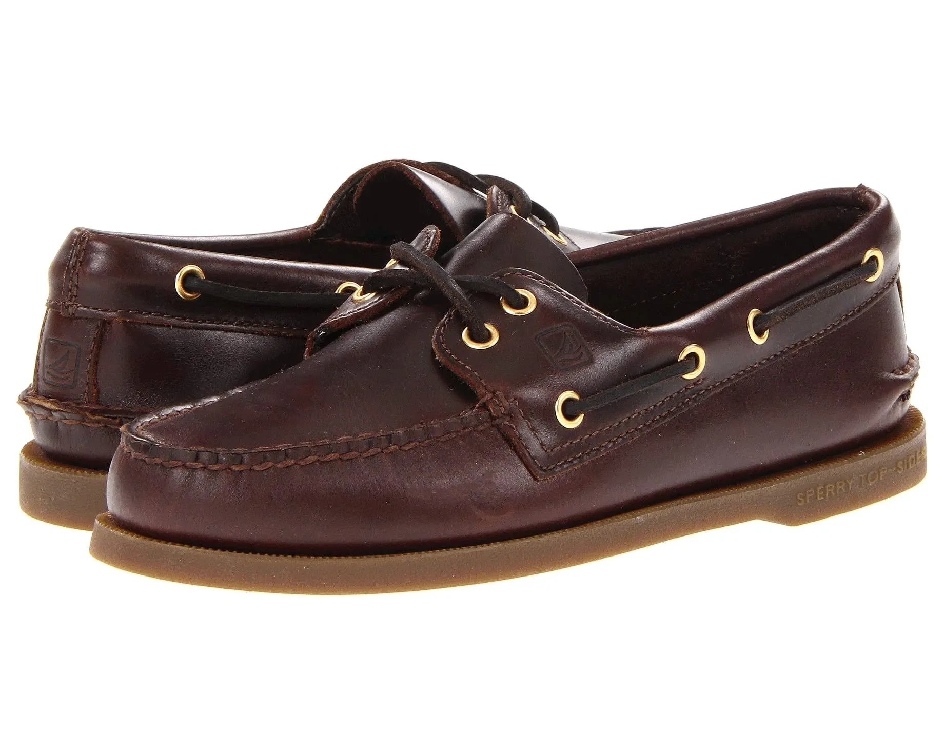 Authentic Original Sperry boat shoes, amaretto