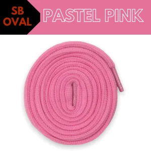 BASICS Oval SB Dunk Laces - Pastel Pink