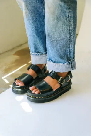 Black Oxford Vegan Voss Sandal