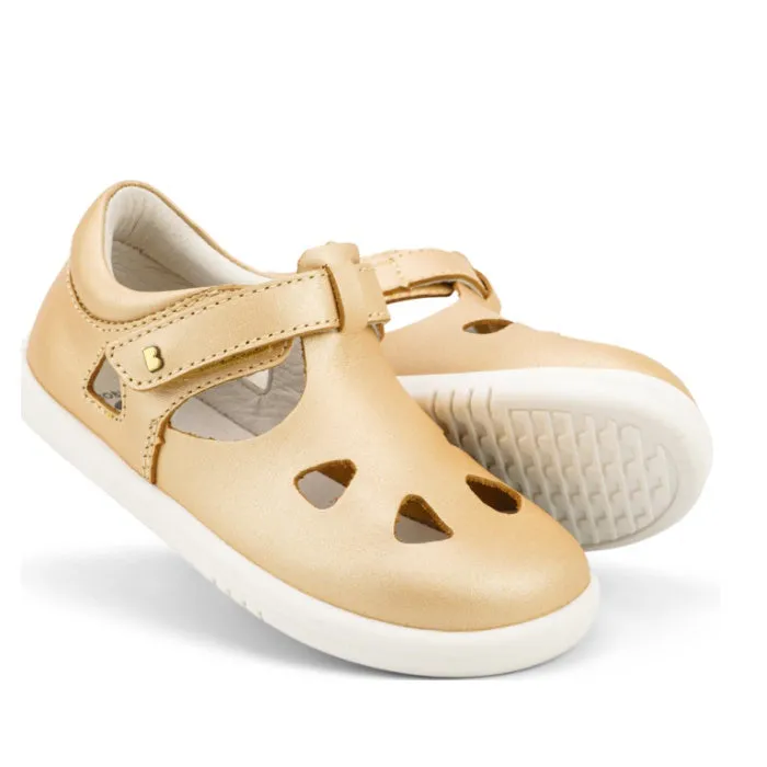 Bobux IWalk IW Zap II Closed Toe Sandal Pale Gold