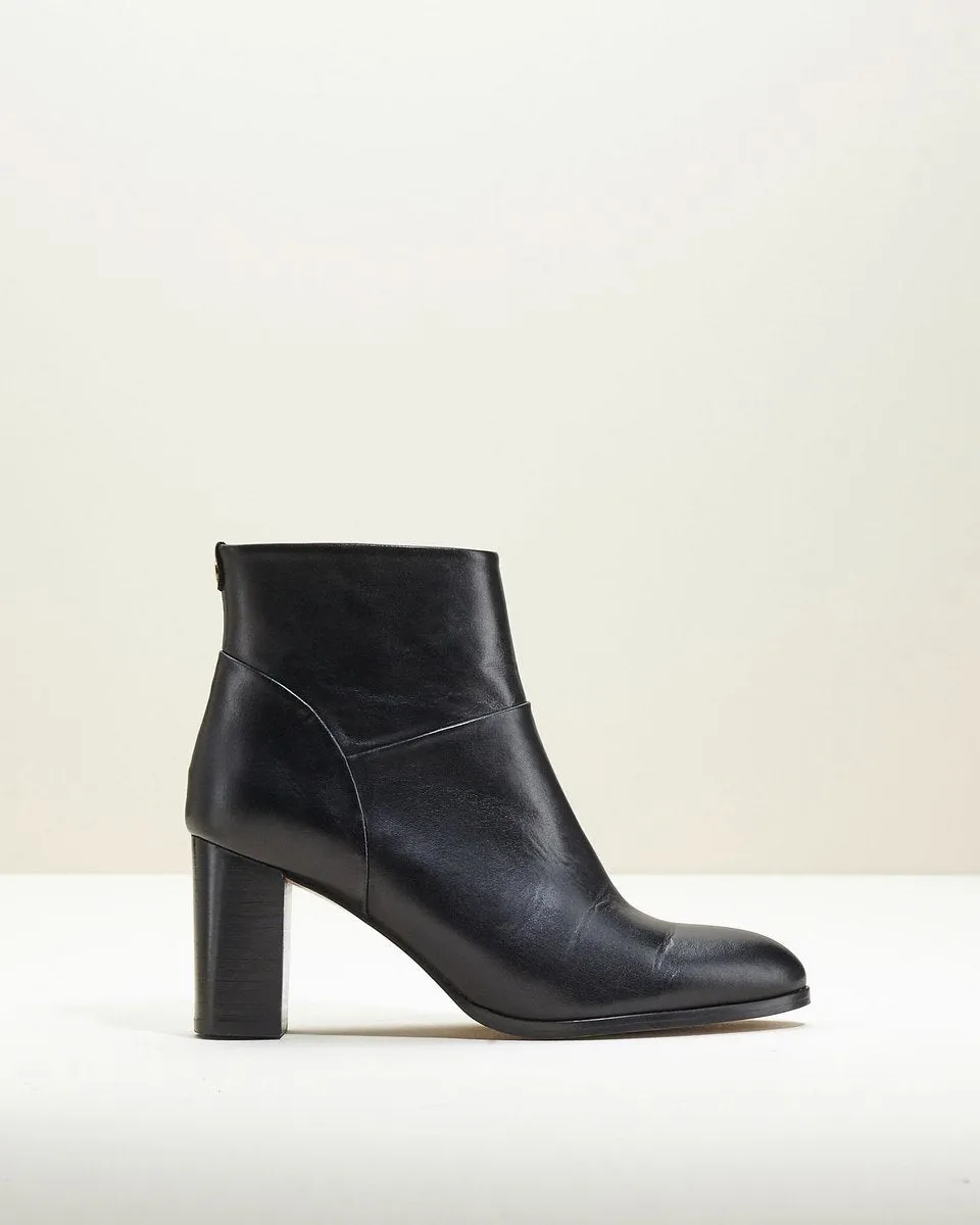 Bottines En Cuir Carella - Noir