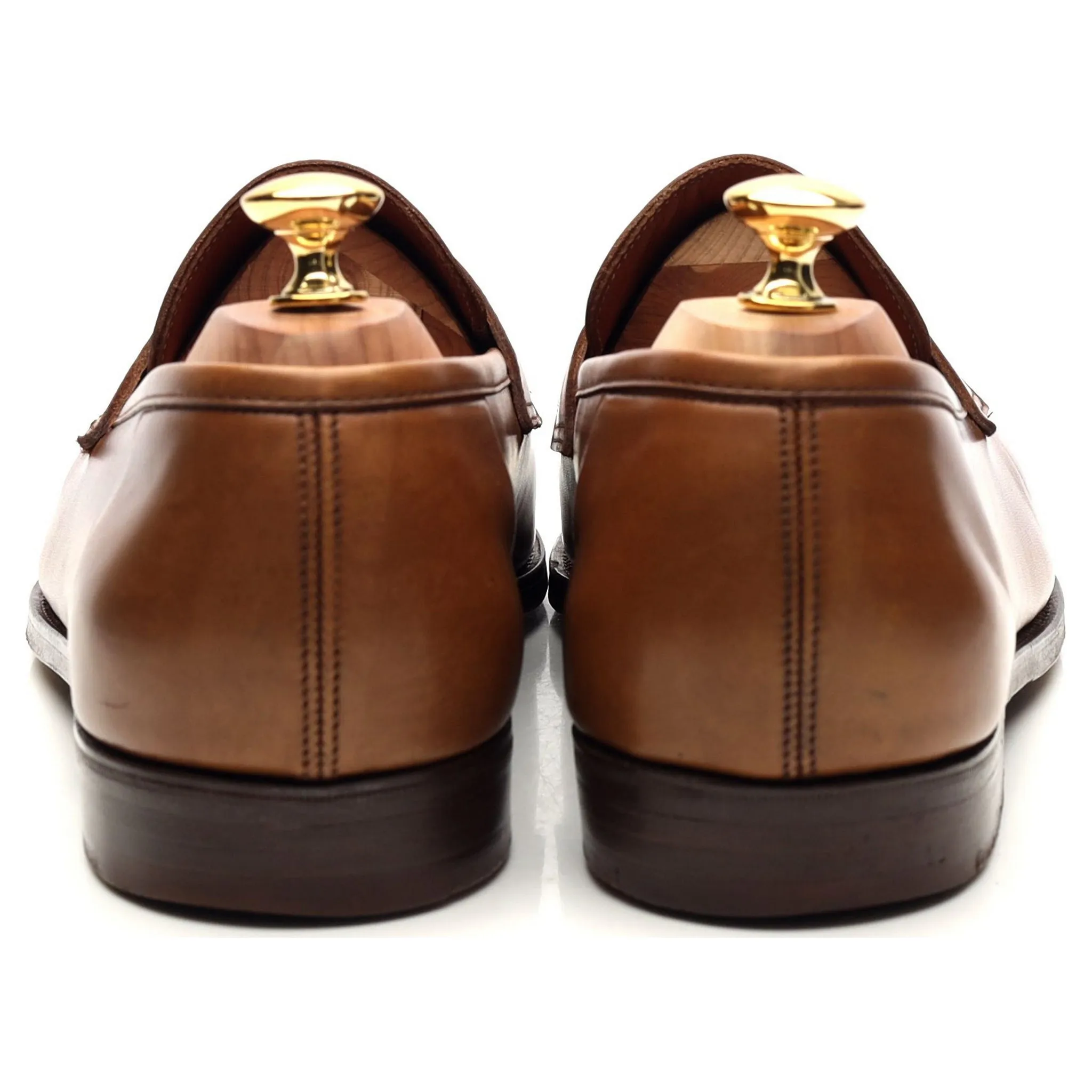 Brown Leather Loafers UK 11 E