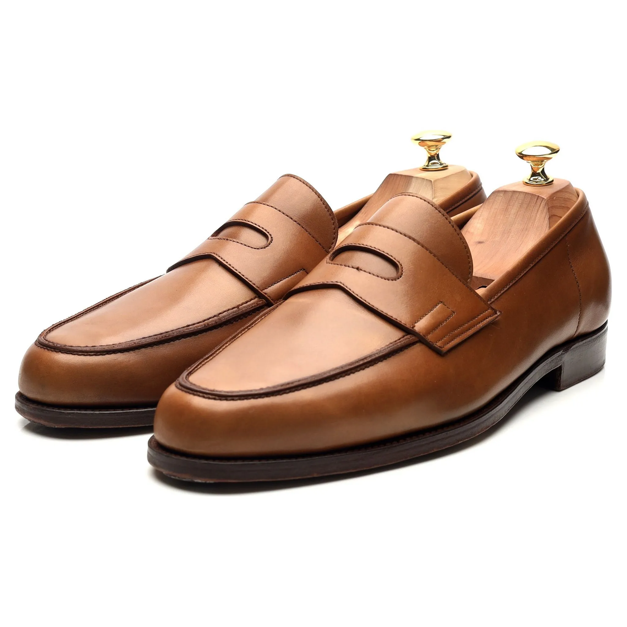 Brown Leather Loafers UK 11 E