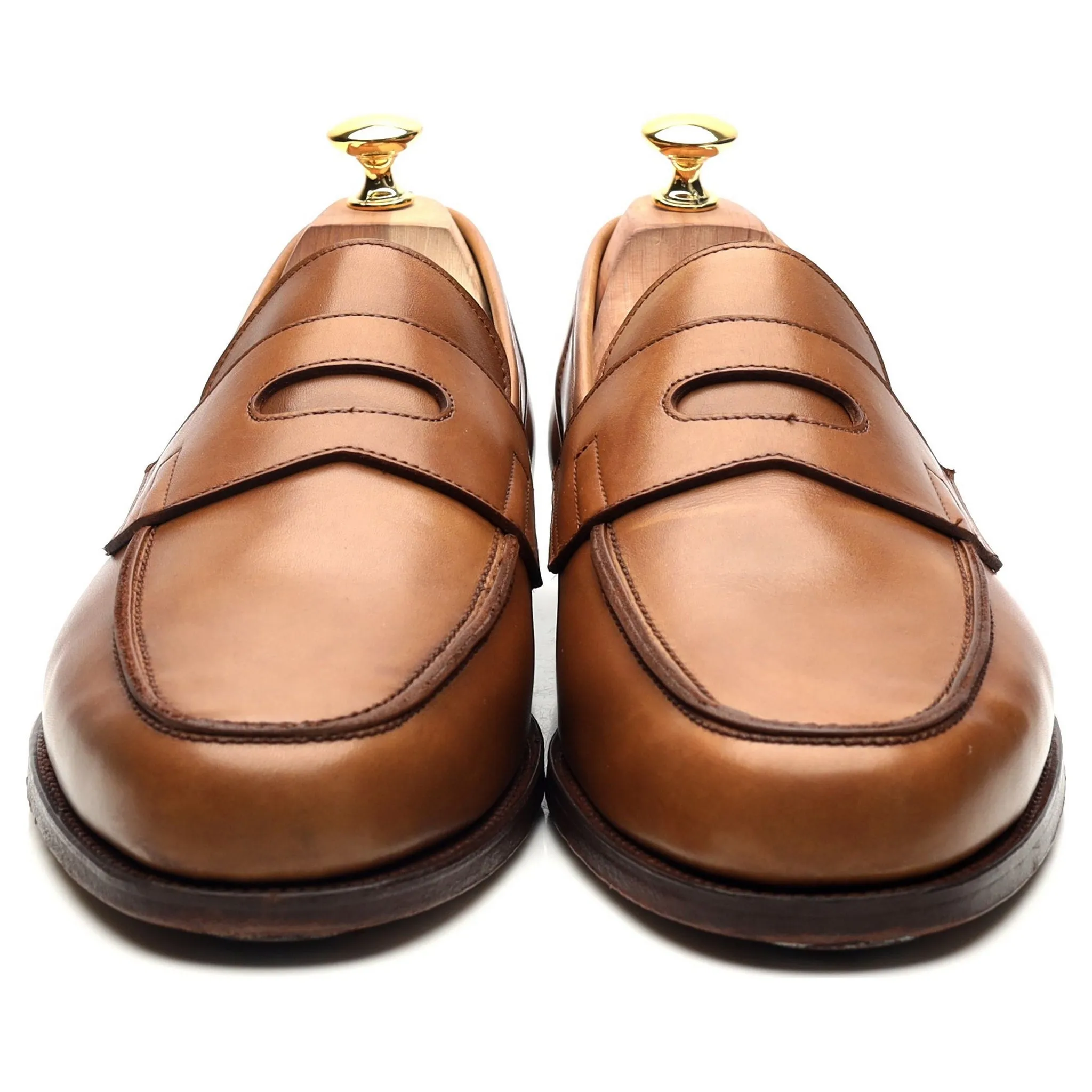 Brown Leather Loafers UK 11 E