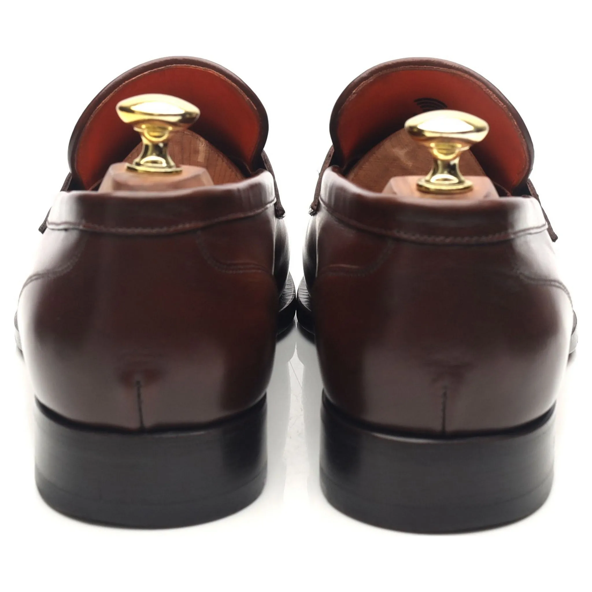 Brown Leather Loafers UK 7