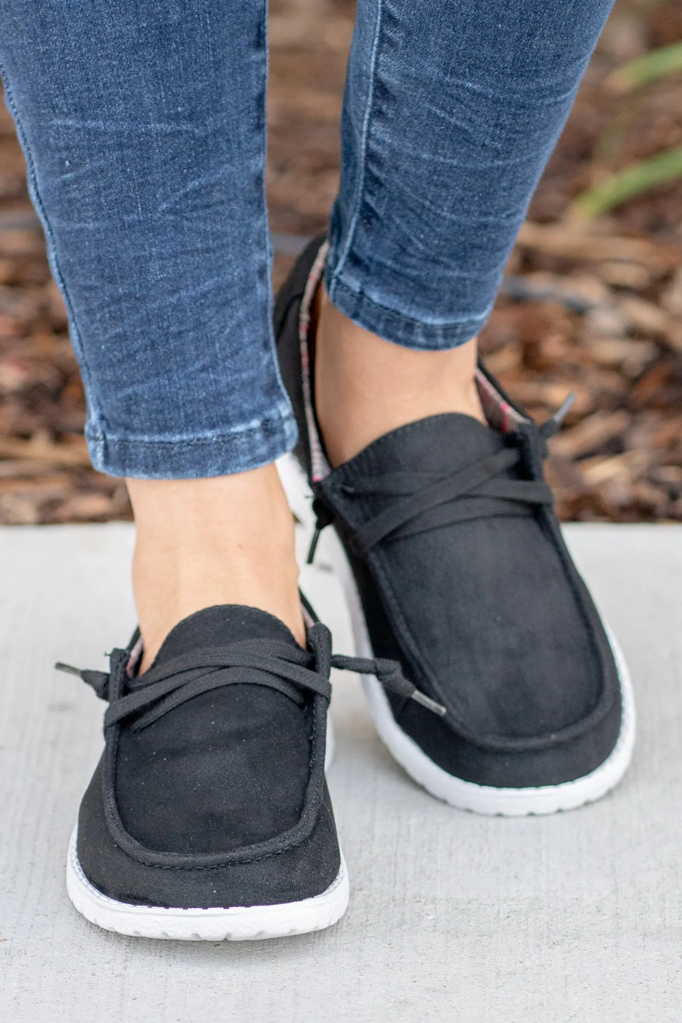 Candice Boat Shoes - Black