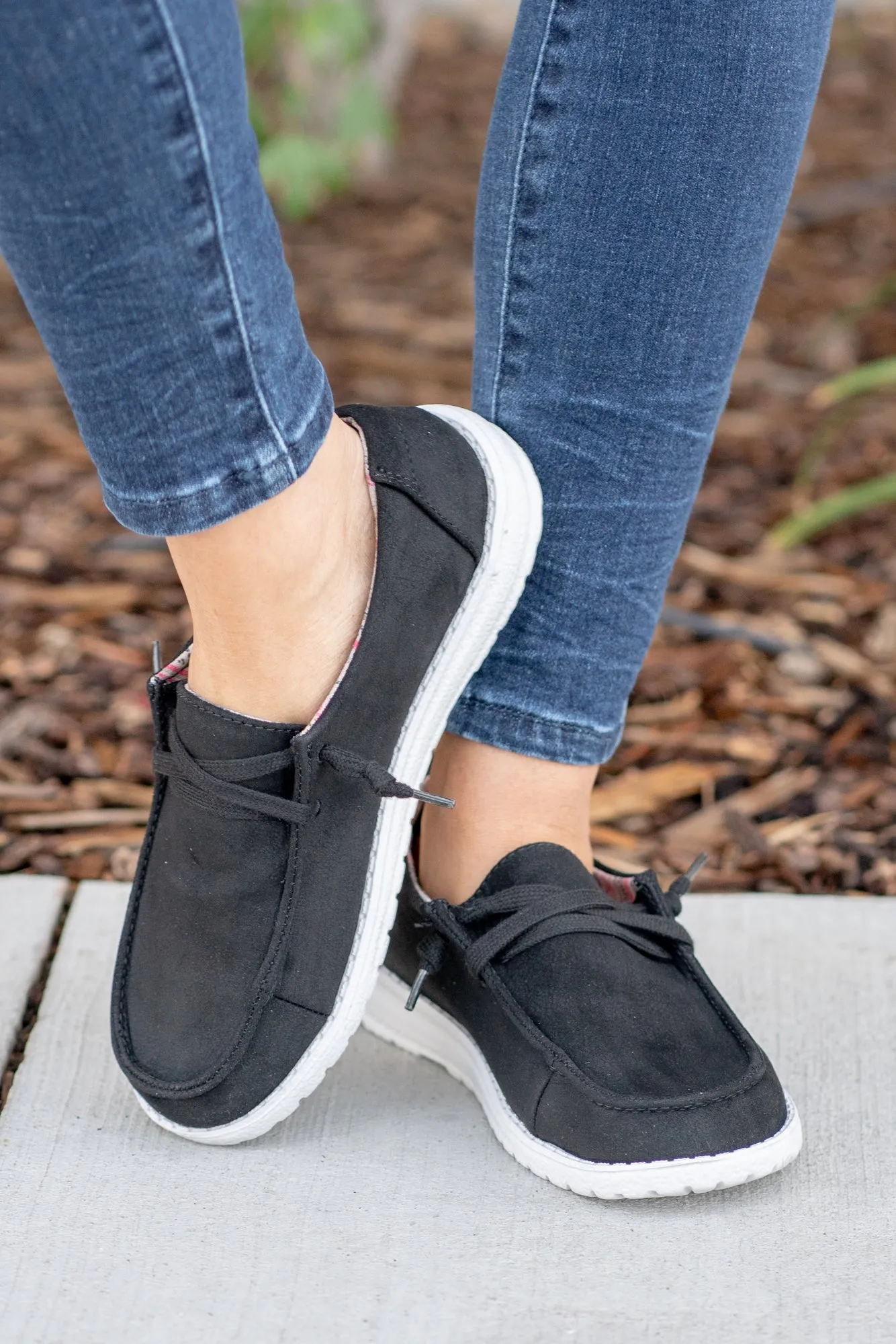 Candice Boat Shoes - Black