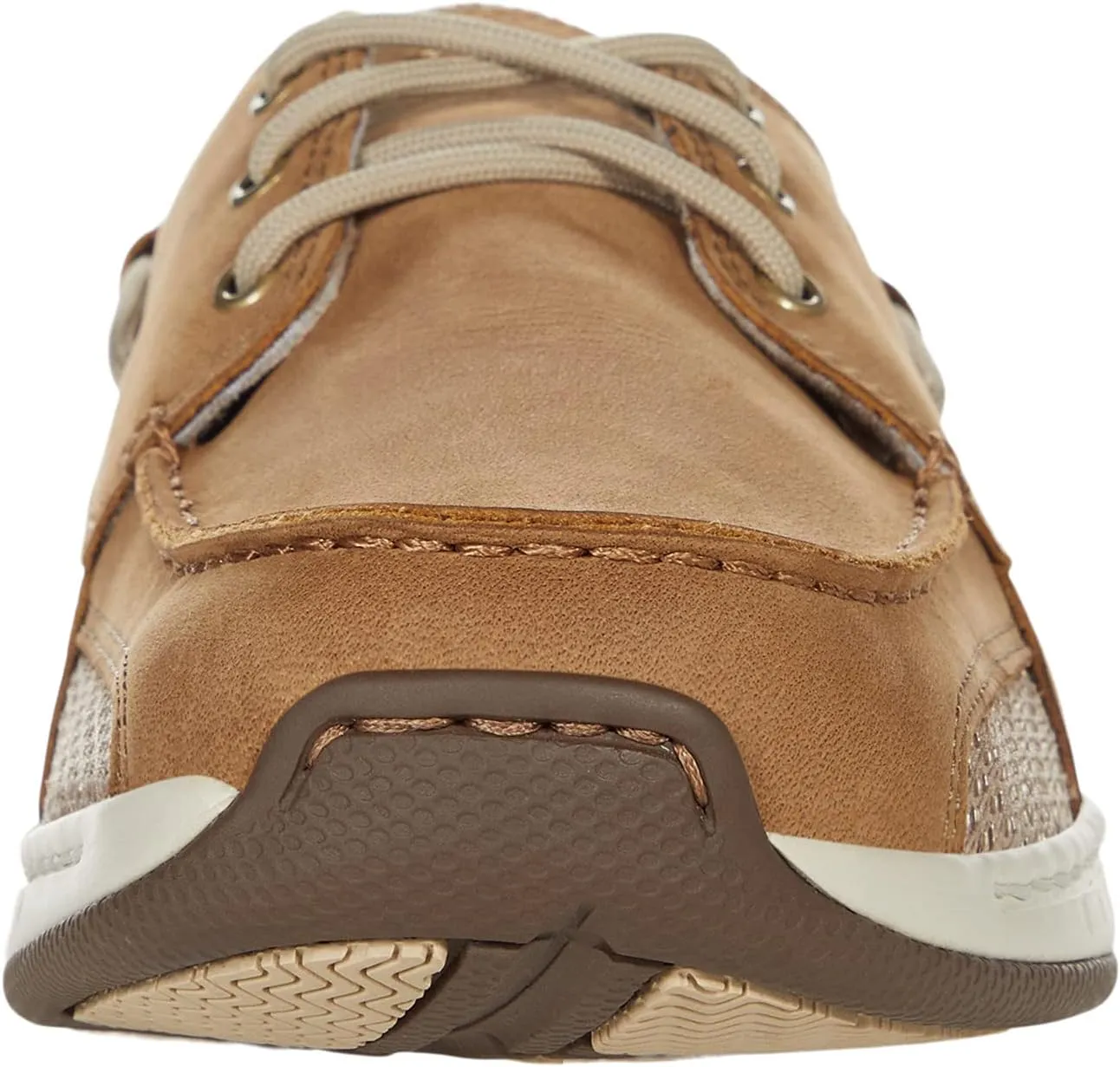 Captain Dunham boat shoes, light brown leather