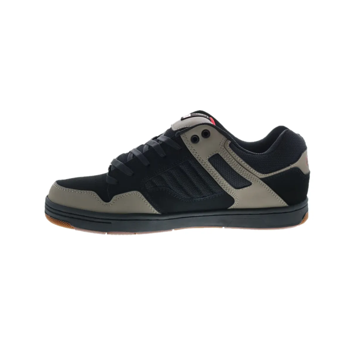 DVS F0000278034 ENDURO 125   LUTZKA MN'S (Medium) Brindle/Black/Red Leather & Mesh Skate Shoes