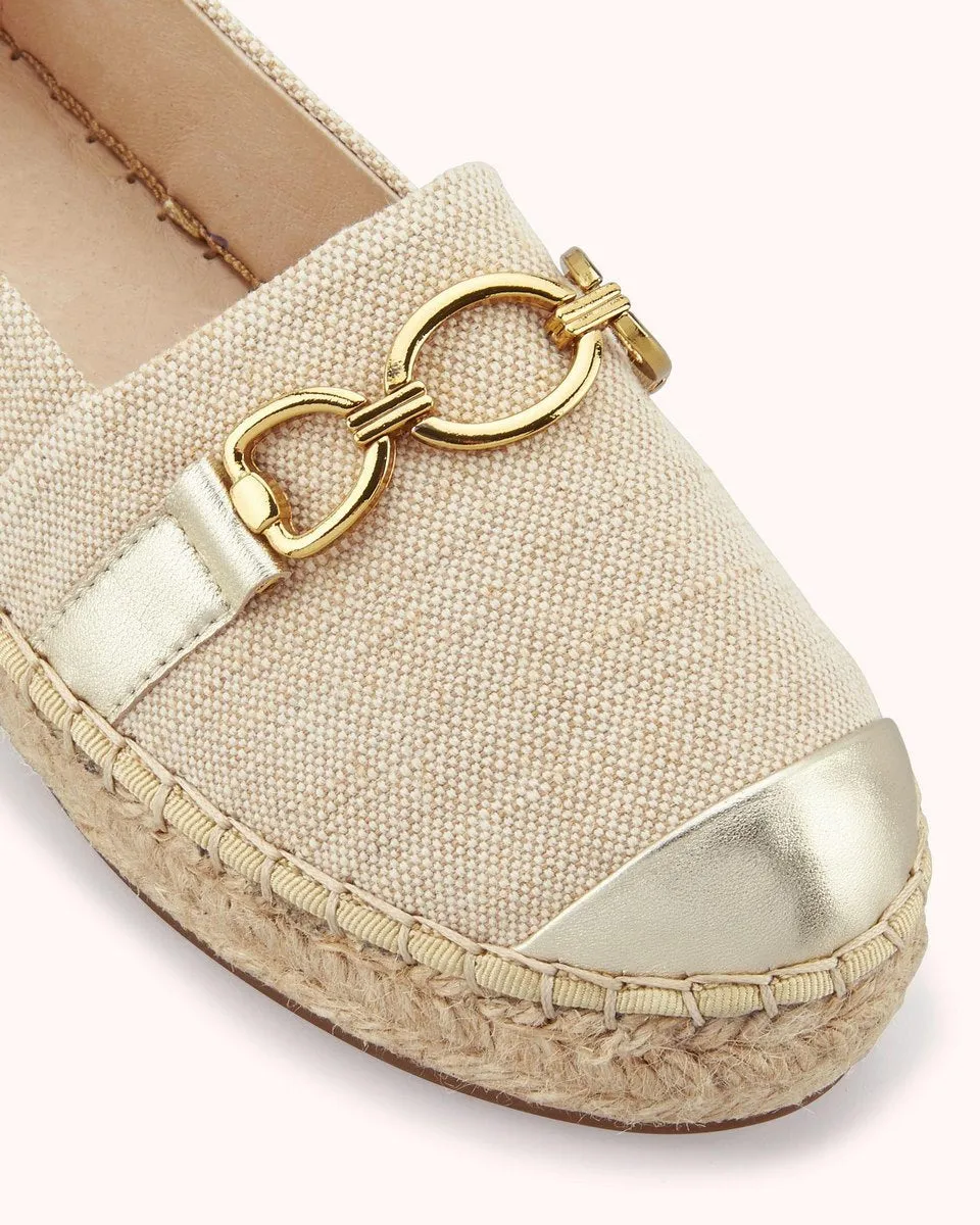 Espadrilles Henily - Naturel Platine