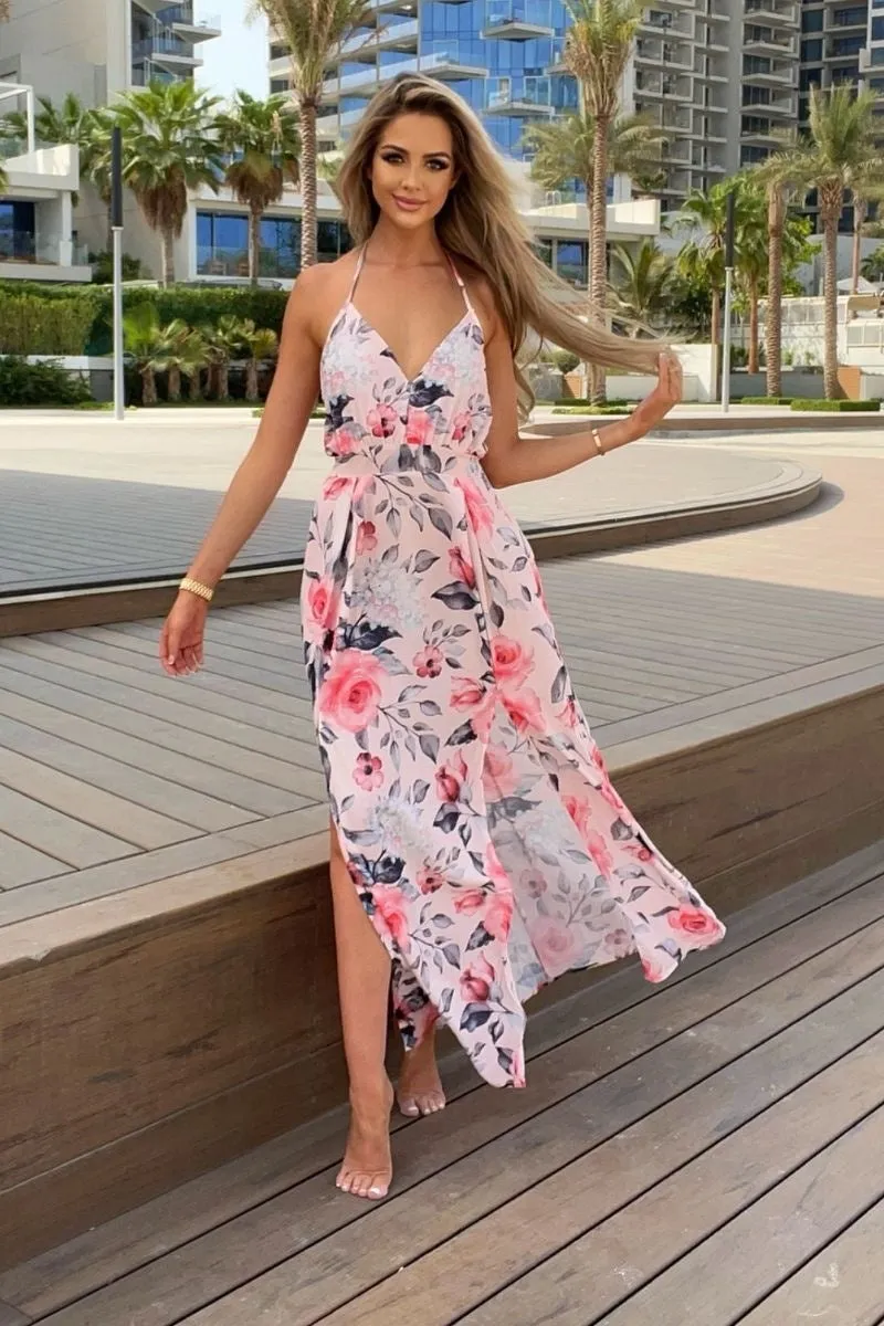 Floral Print Maxi Dress