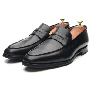 Gieves & Hawkes Black Leather Loafers UK 9.5 F