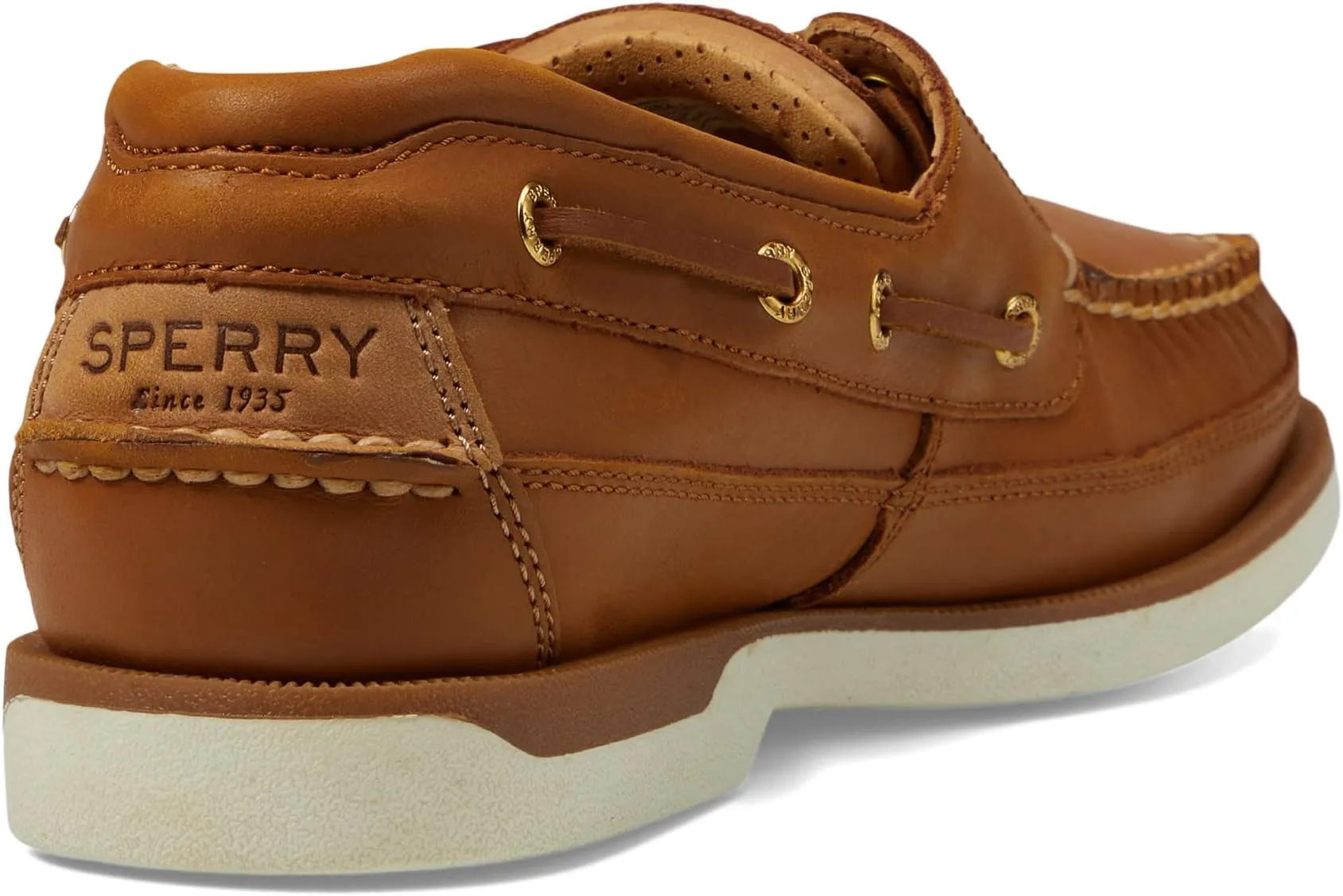 Gold Mako Sperry Boat Shoes, Tan