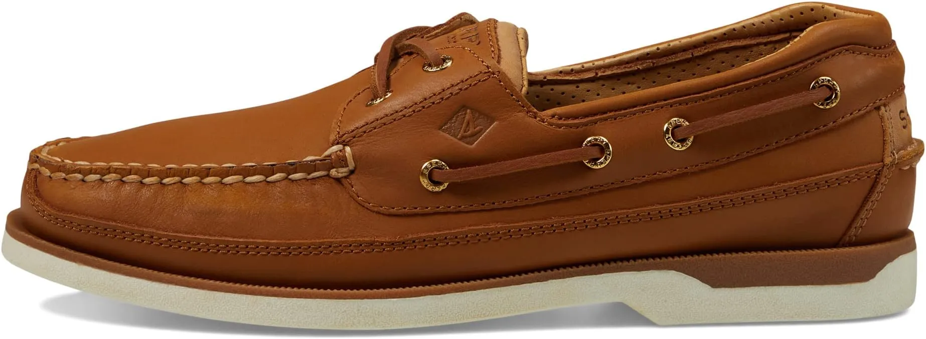 Gold Mako Sperry Boat Shoes, Tan