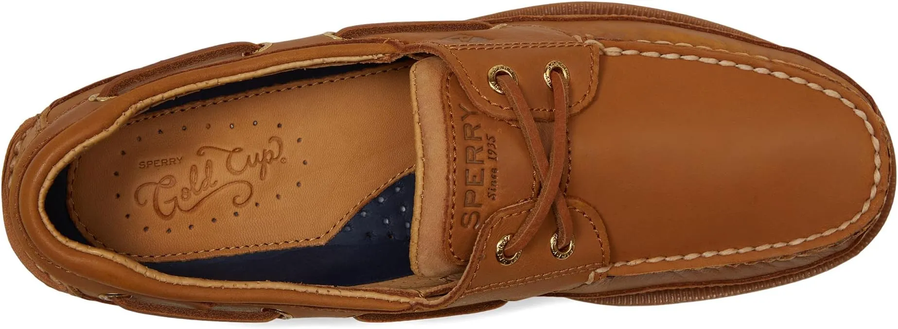 Gold Mako Sperry Boat Shoes, Tan