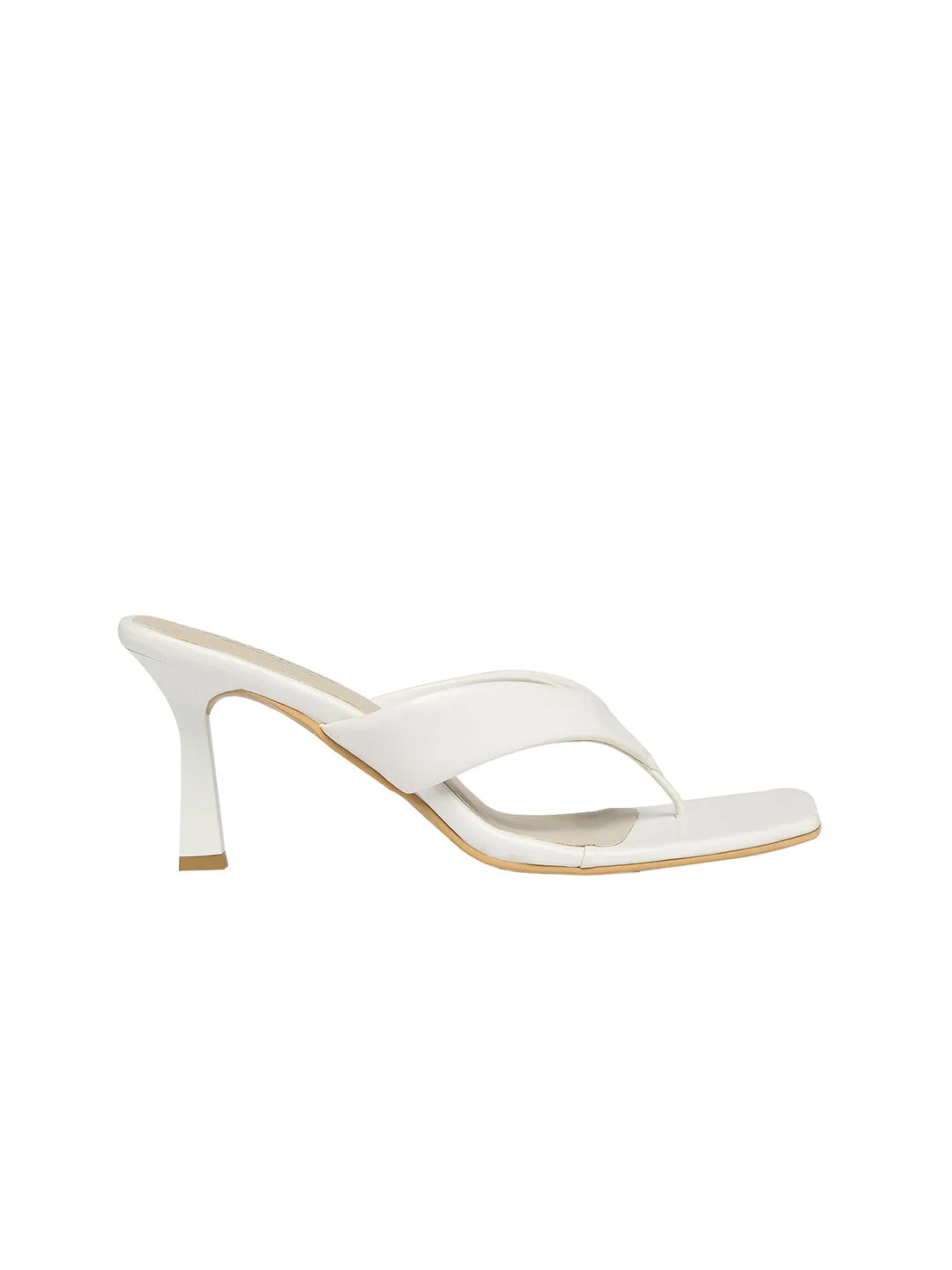 Hadley White Kitten Heels