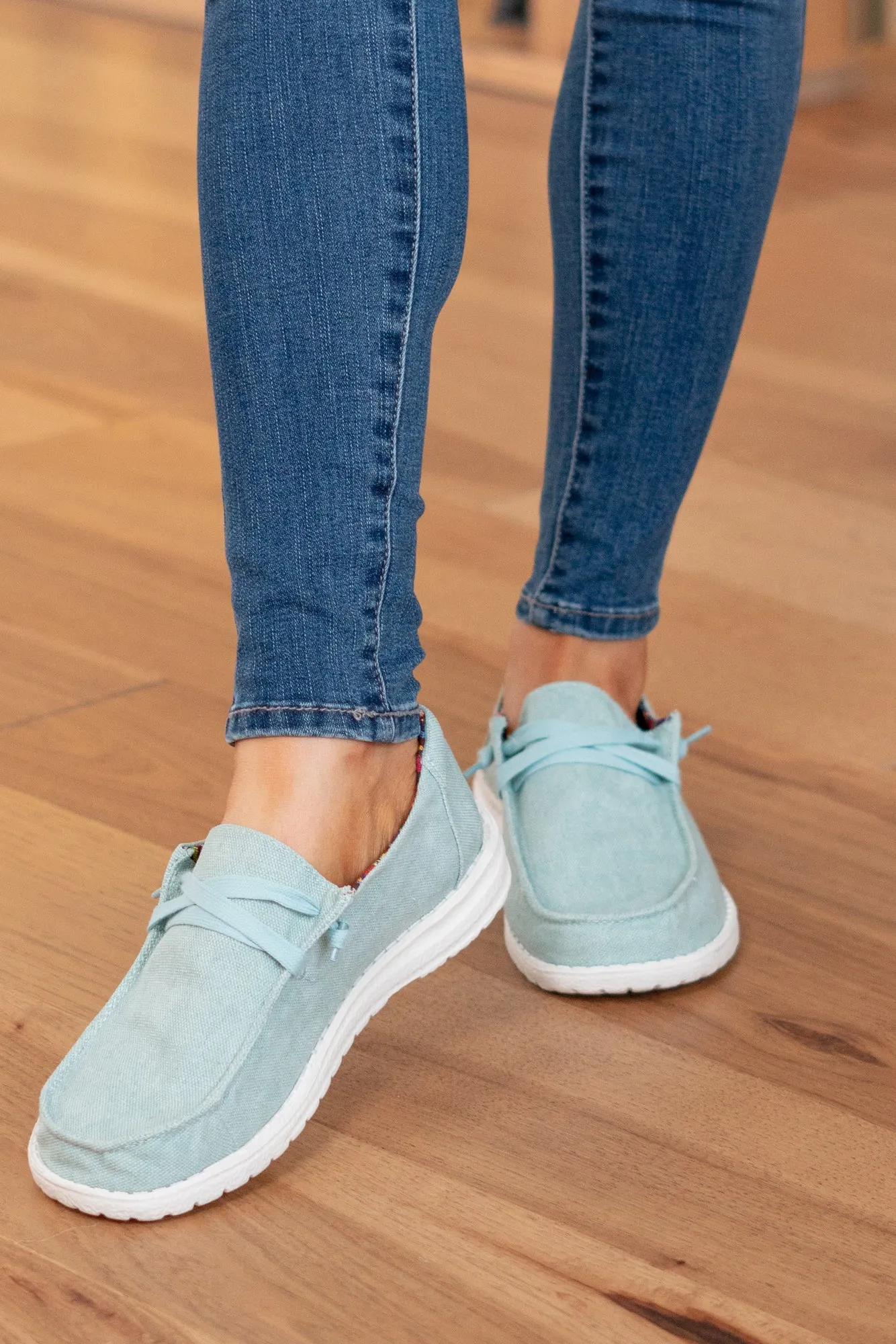 Holly Boat Shoes - Turquoise