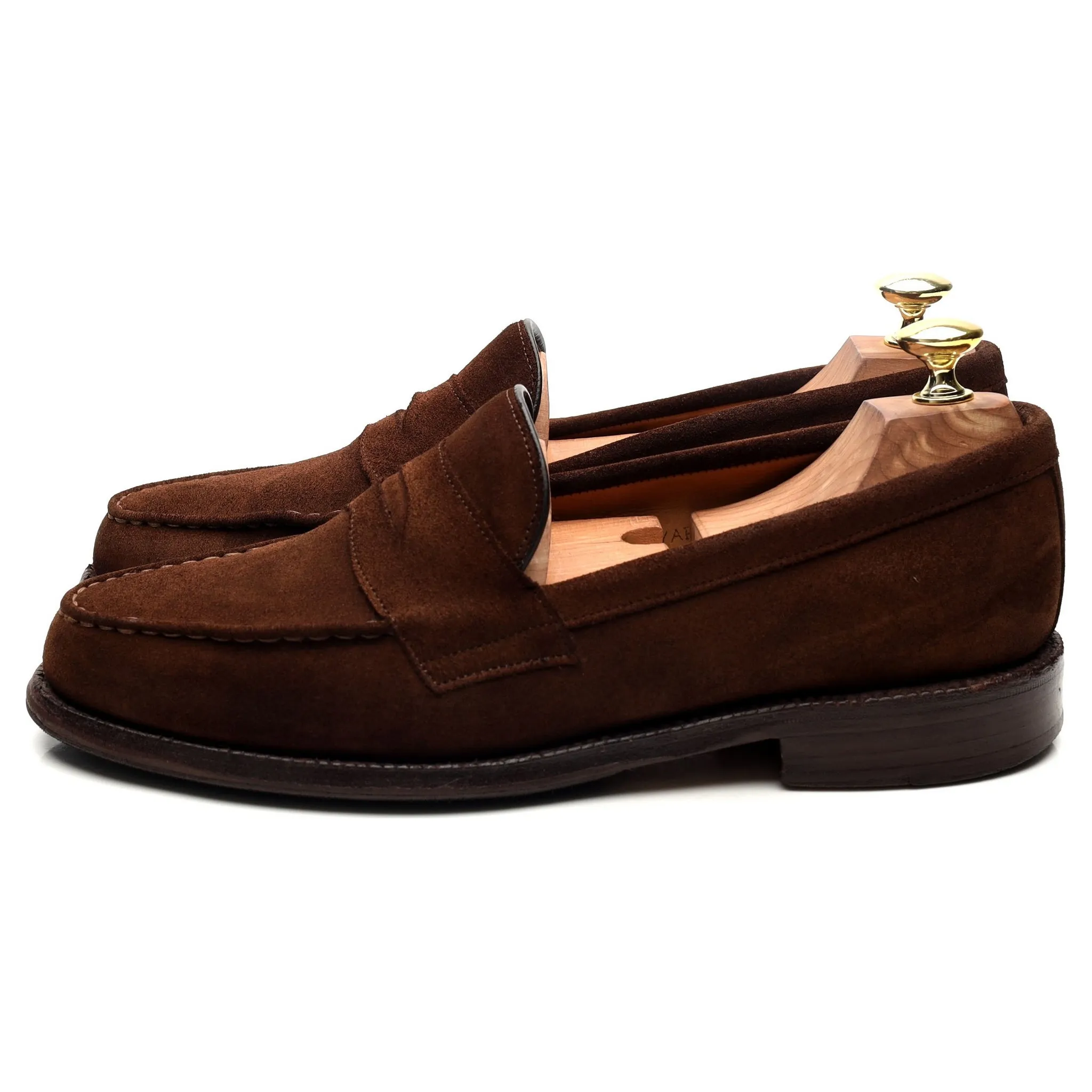 'Howard' Brown Leather Loafers UK 7 F