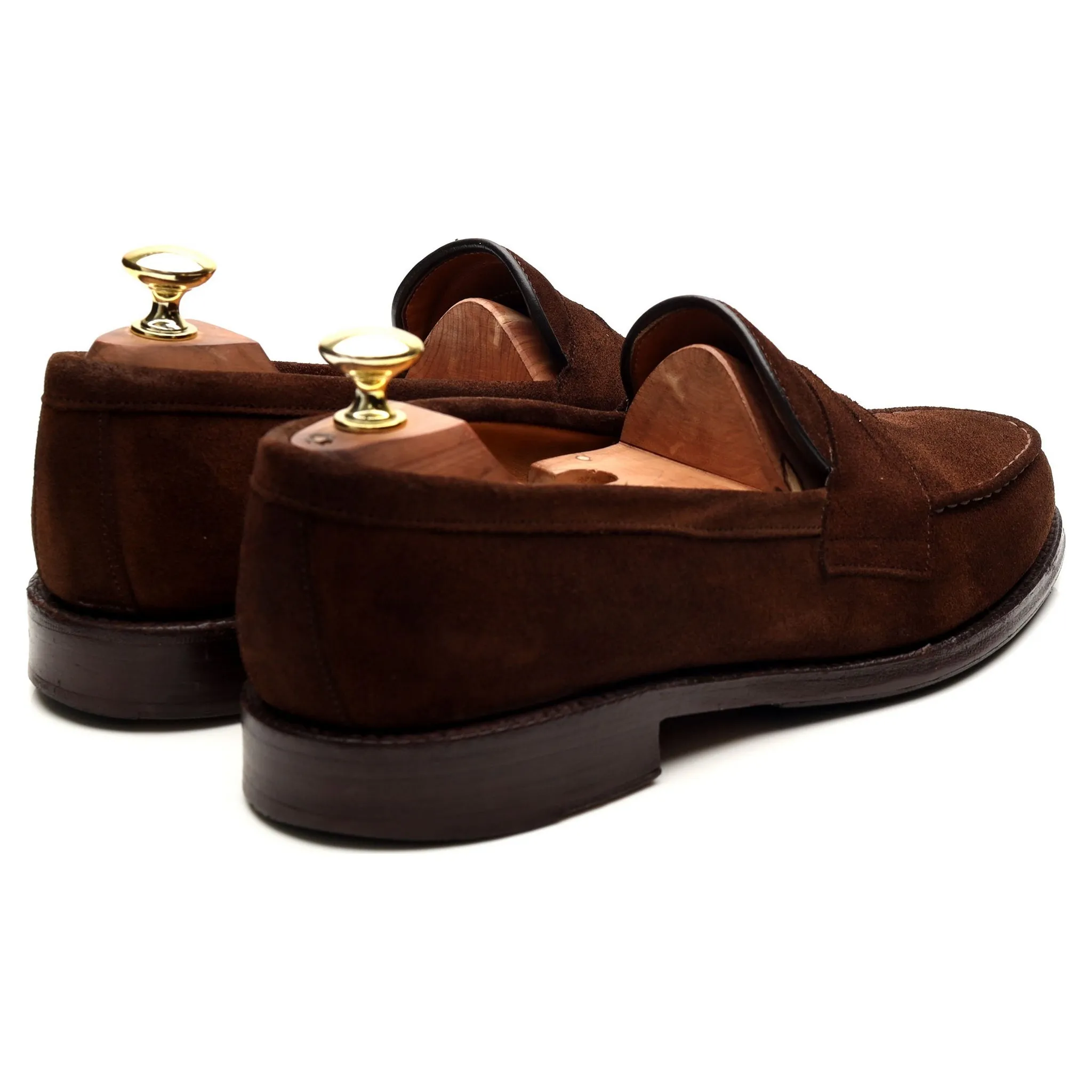 'Howard' Brown Leather Loafers UK 7 F