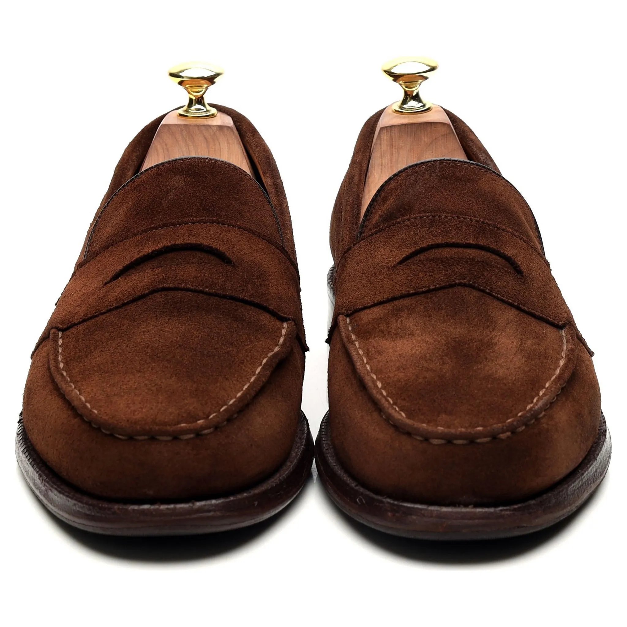 'Howard' Brown Leather Loafers UK 7 F