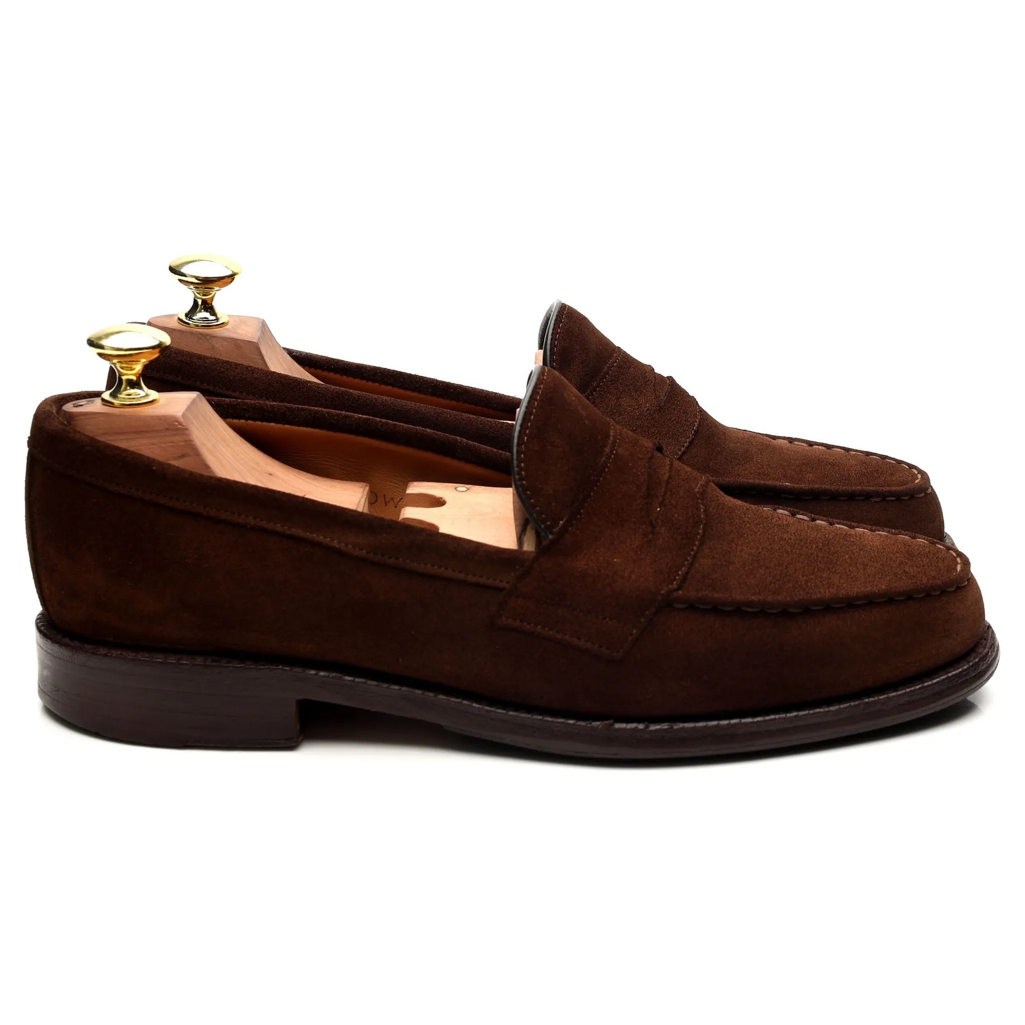 'Howard' Brown Leather Loafers UK 7 F