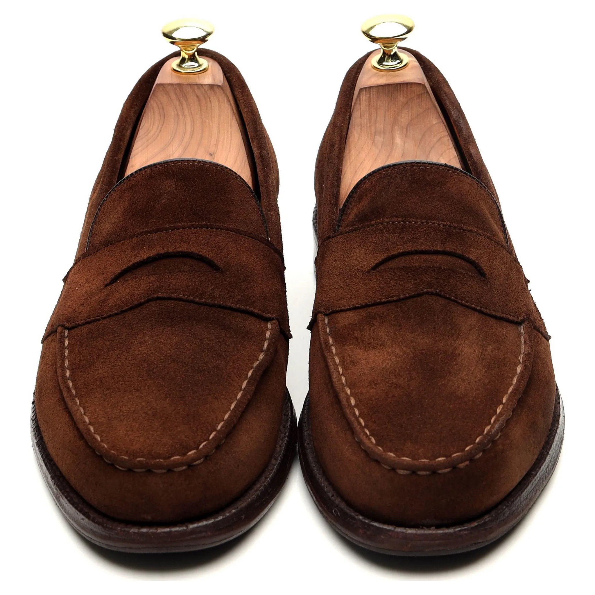 'Howard' Brown Leather Loafers UK 7 F