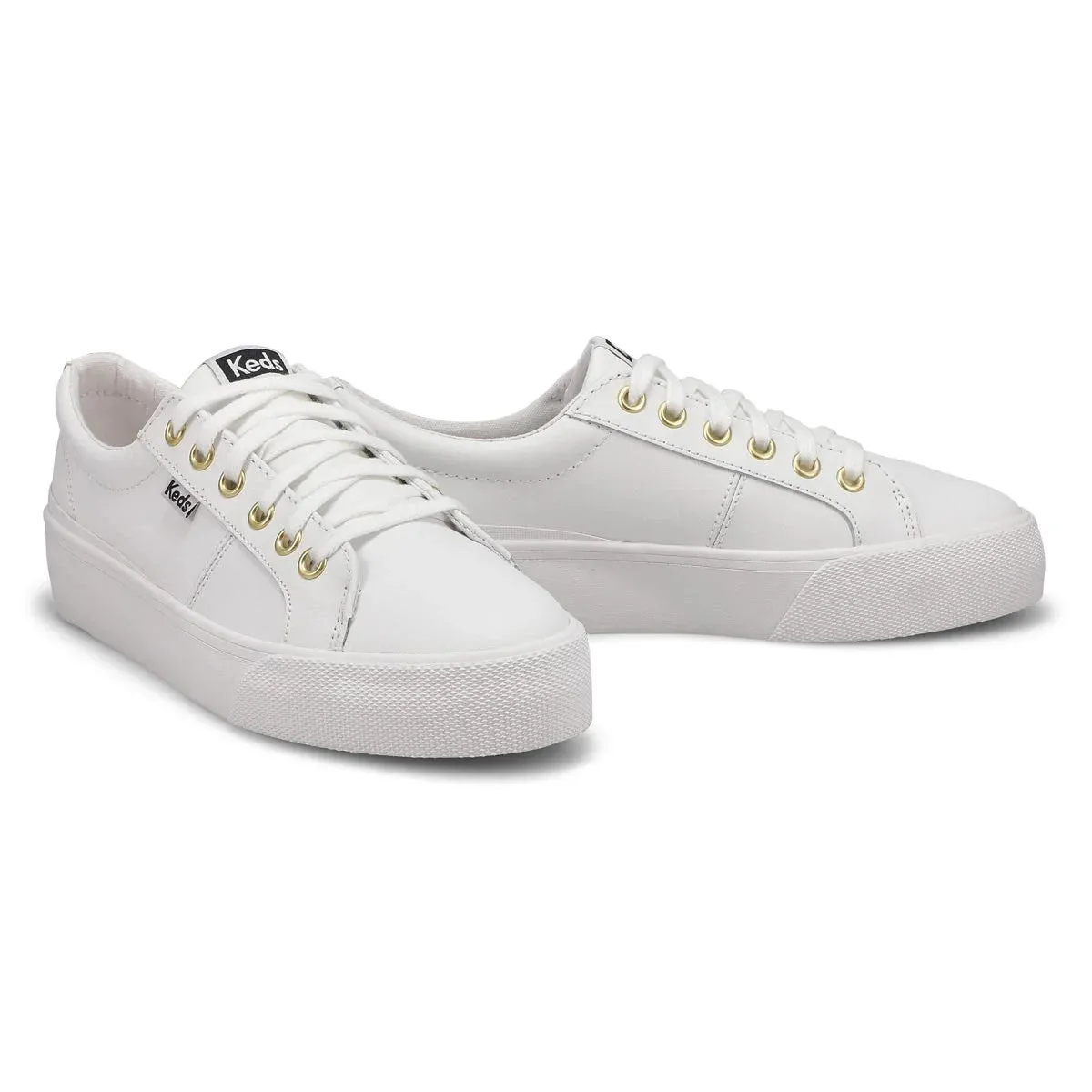 Jump Kick Duo Leather - White