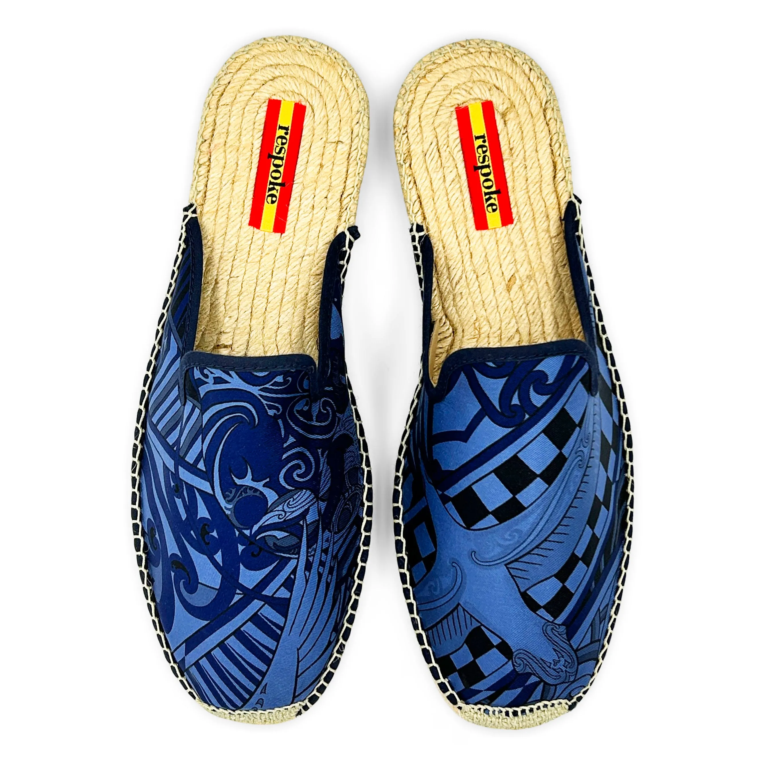 KAWA Blue Mule Espadrilles