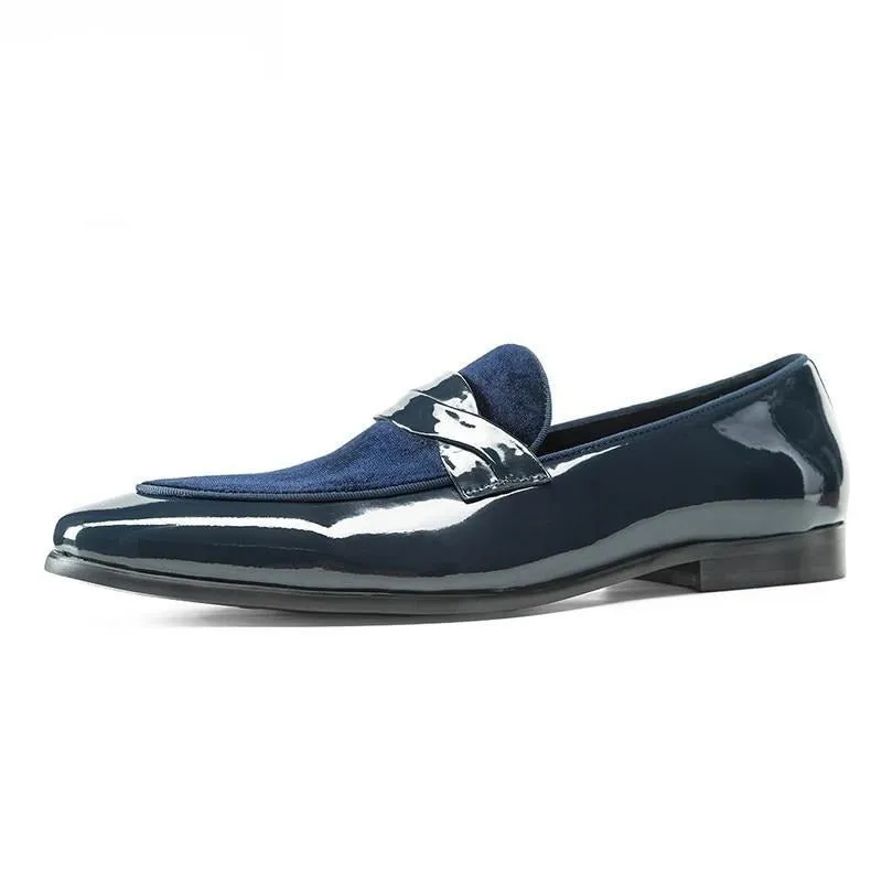 LaceLux Exotic Lace-Up Loafers