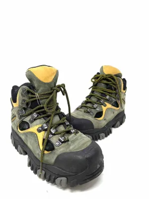 Merrell Women's Green/Black Hiking Lace-Up Size 7 Boots