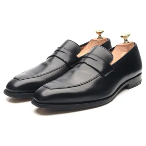 'Merton' Black Leather Loafers UK 8.5 E