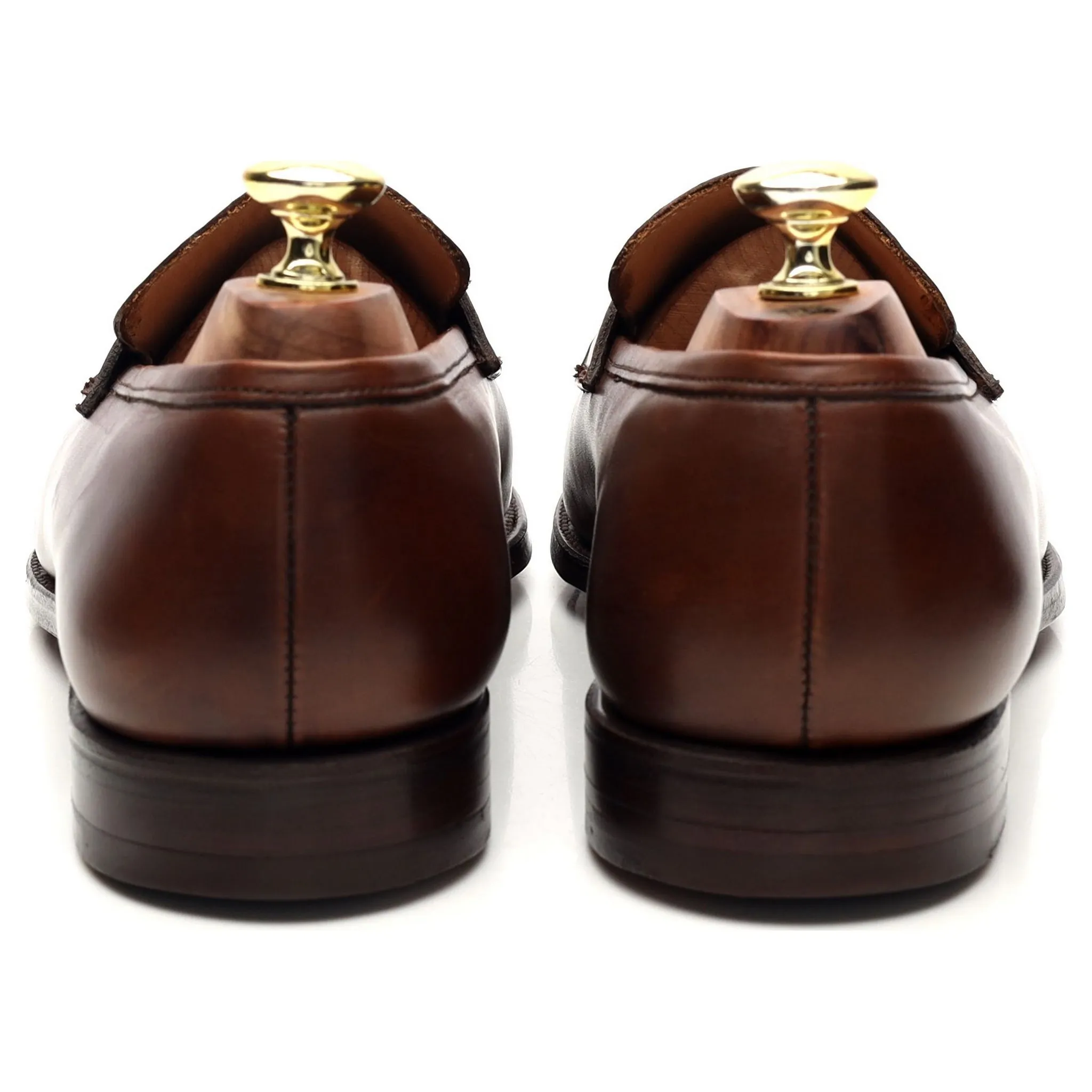 'Merton' Brown Leather Loafers UK 7 E