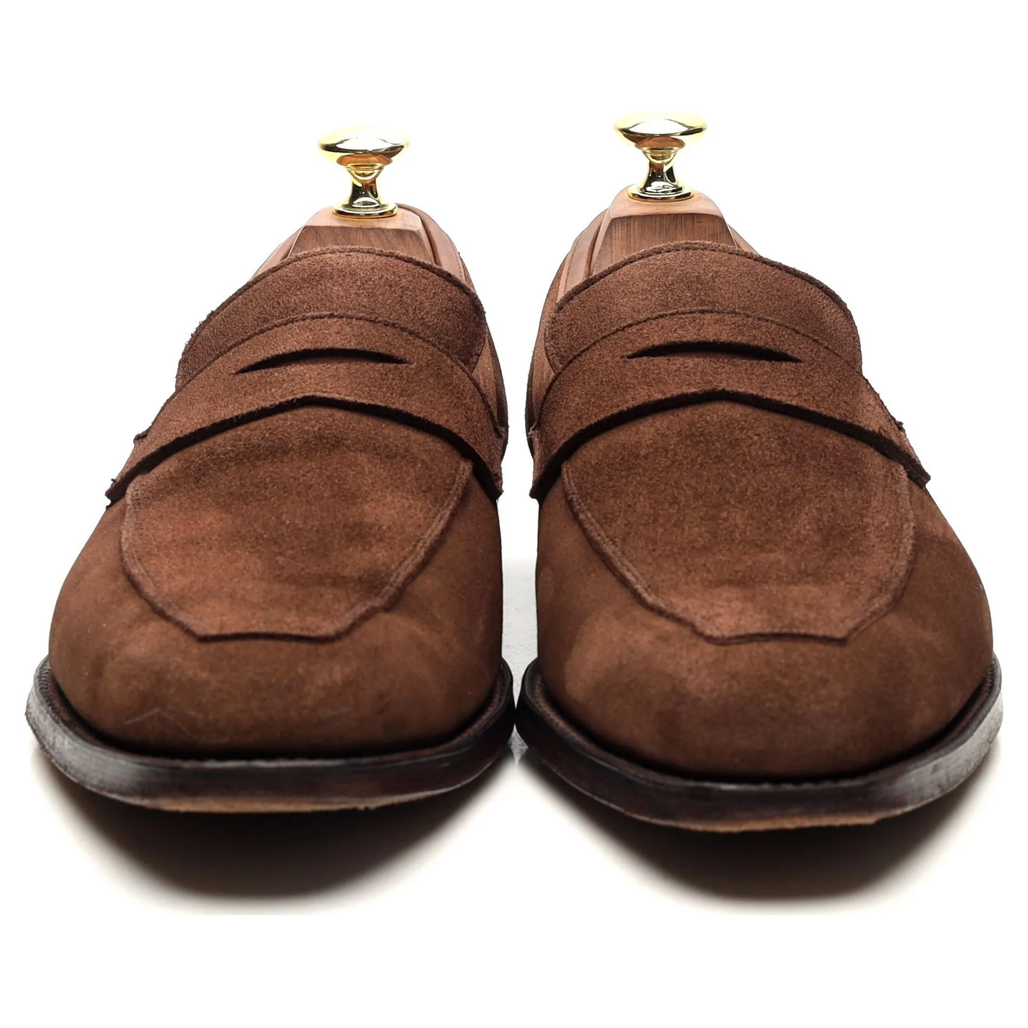 'Merton' Brown Suede Loafers UK 7.5 E