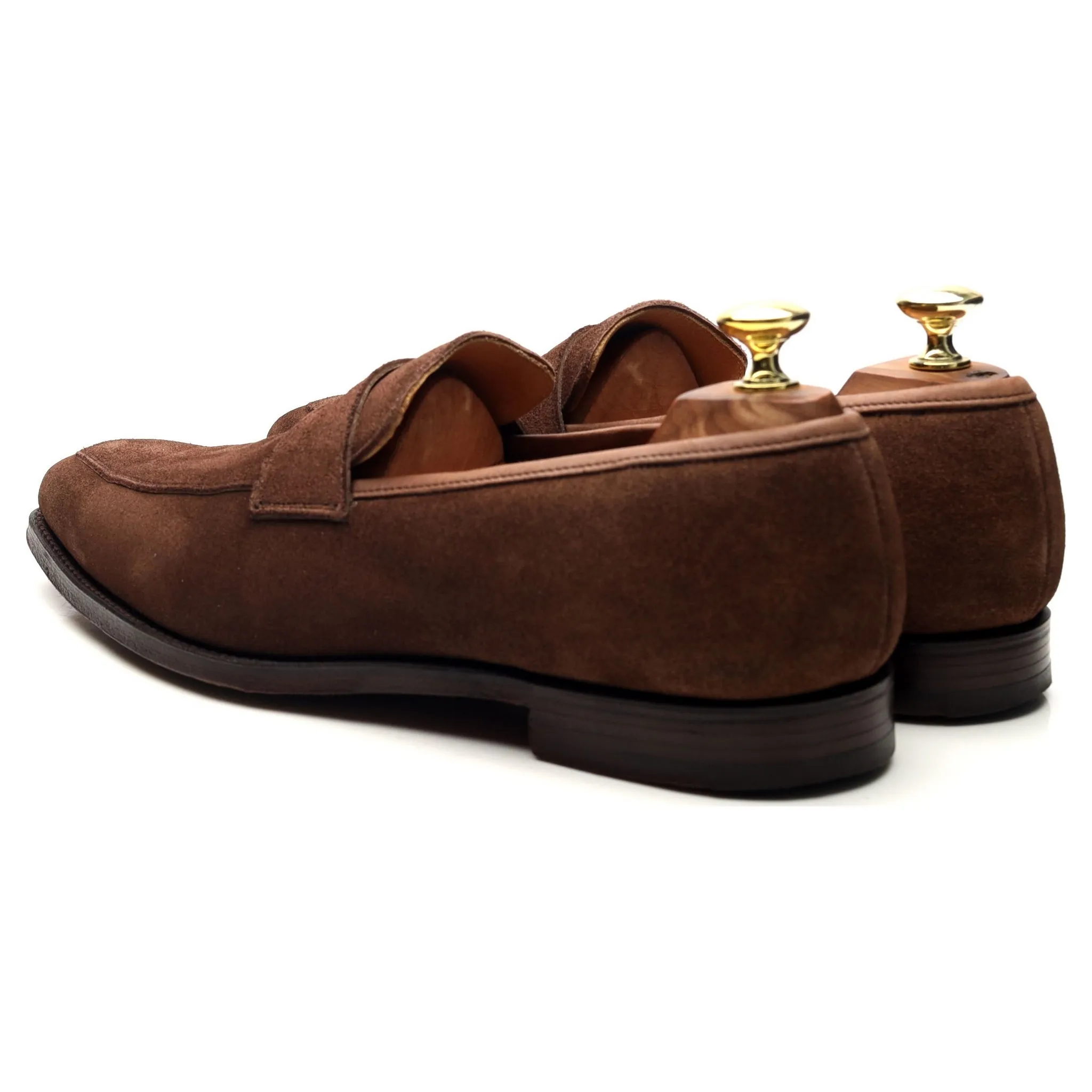 'Merton' Brown Suede Loafers UK 7.5 E