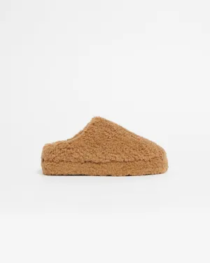 Misha Hazelnut Bouclette Slipper