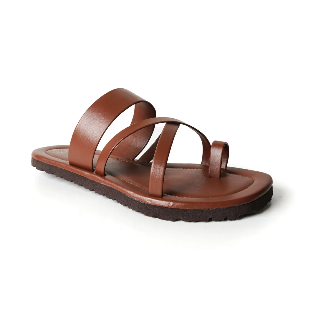 Monkstory Strappy Sandals - Vintage Tan