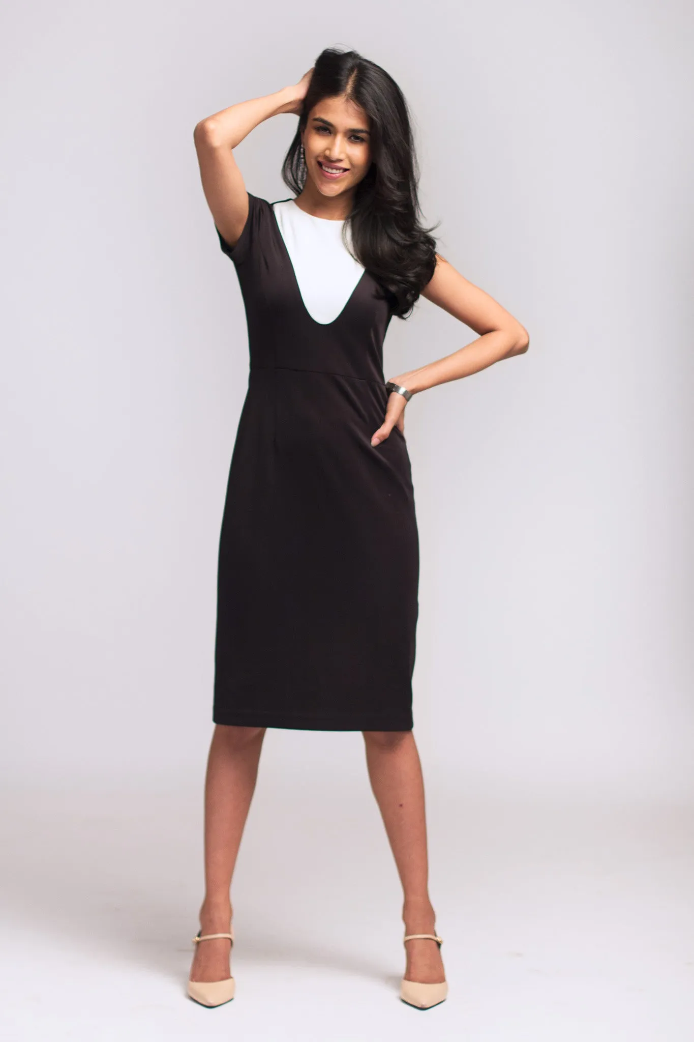 Moon Rise Structured Work Dress