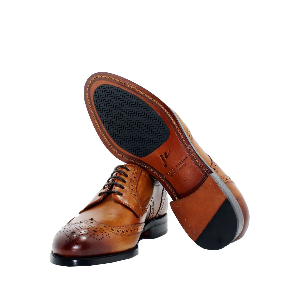 Norberto Handpainted Box Calf Wingtip