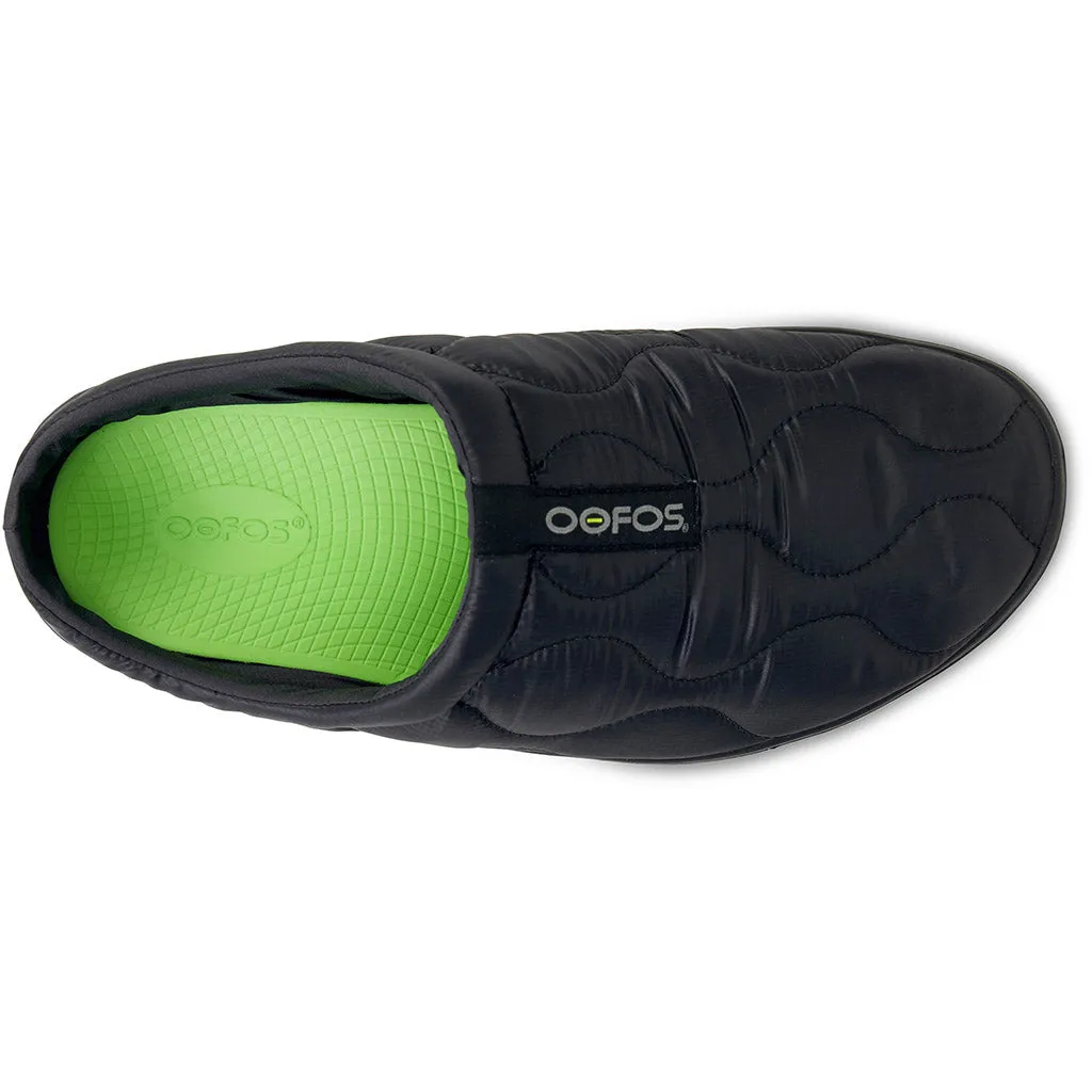 OOFOS Women's OOmg OOcoozie Thermo Mule - Black