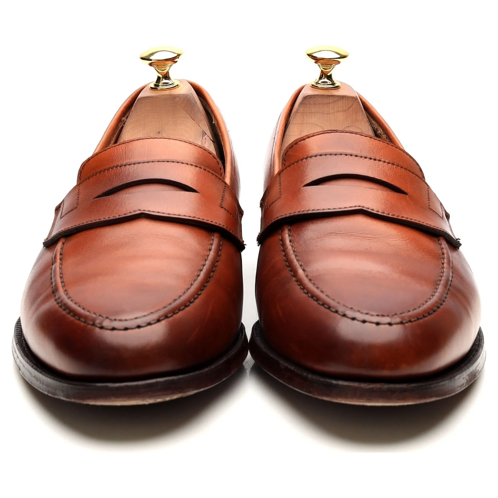 Shipton & Heneage 'Wilton' Tan Brown Leather Loafers UK 9 E