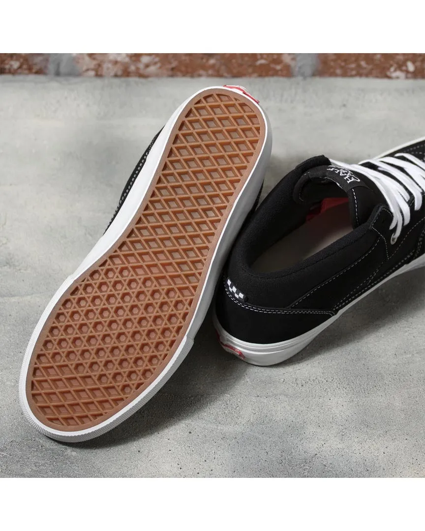 Skate Half Cab Shoes - Black/White