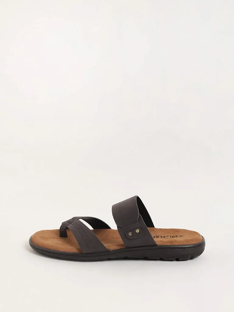 SOLEPLAY Dark Tan Sandals