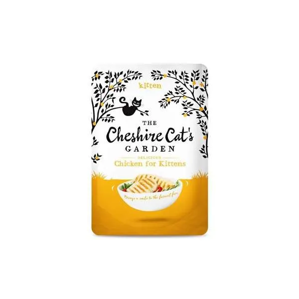 The Cheshire Cats Garden Kitten Chicken 8 x 85g