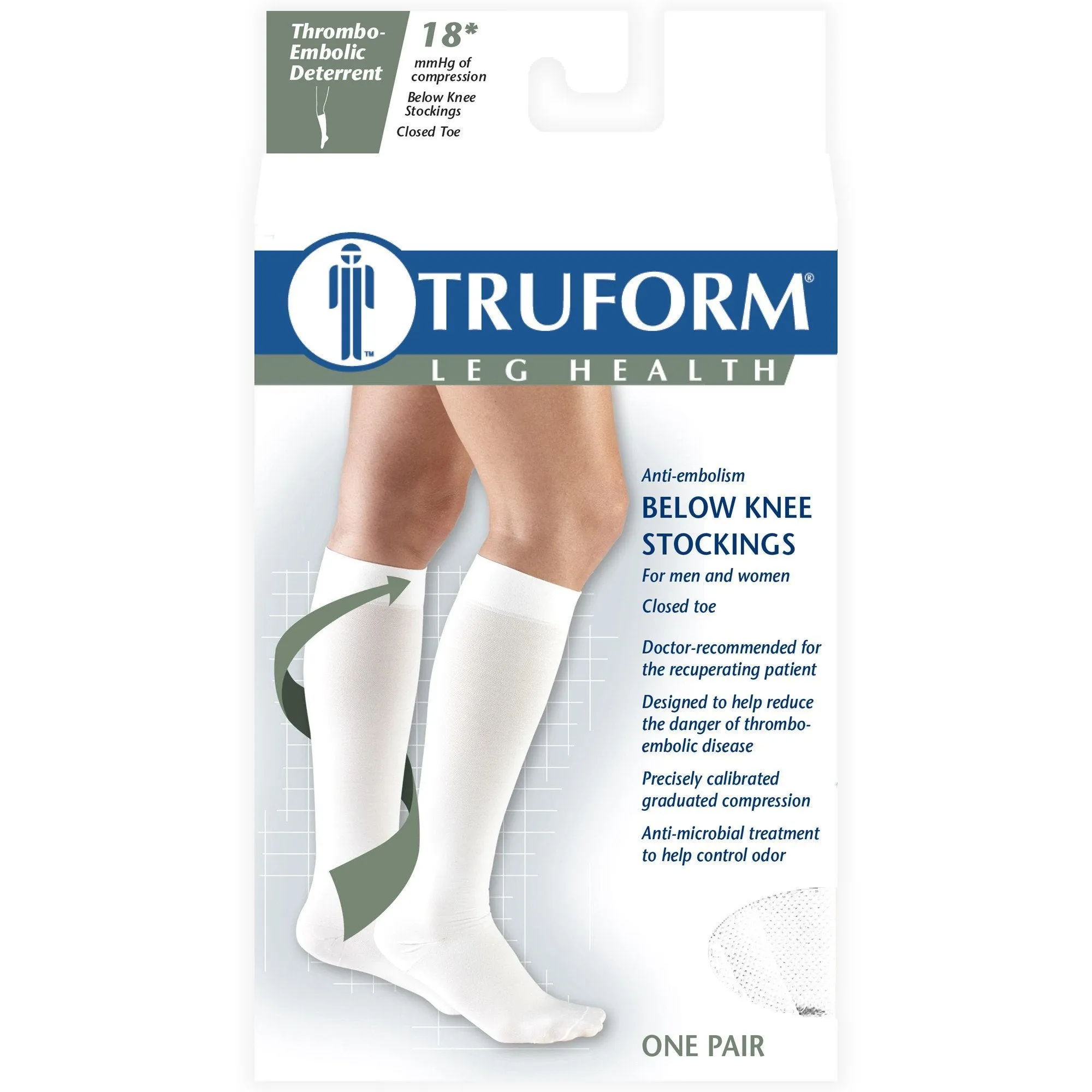 TRUFORM® Anti-Embolism Knee High 18 mmHg