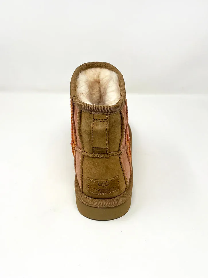 Tschabalala Self x UGG Classic Mini Repeated, Pink